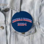 Kamala Harris für den Präsidenten 2024 Button (Beispiel)