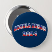 Kamala Harris für den Präsidenten 2024 Button (Vorne & Hinten)