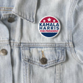 Kamala Harris für den Präsidenten 2024 Button (Beispiel)