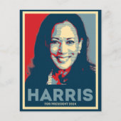 Kamala Harris für den Präsidenten 2024 Flyer (Vorne)