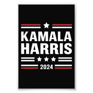 Kamala Harris für den Präsidenten 2024 Fotodruck