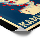 Kamala Harris für den Präsidenten 2024 Frau Vizepr Poster (Ecke)