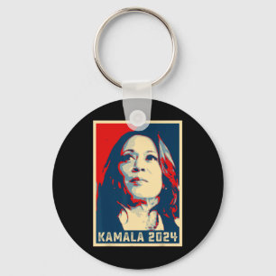 Kamala Harris für den Präsidenten 2024 Frau Vizepr Schlüsselanhänger