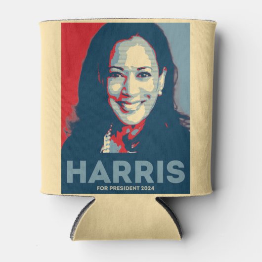 Kamala Harris für den Präsidenten 2024 - Hoffnung Dosenkühler (Vorderseite)