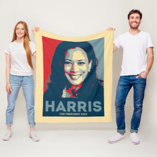Kamala Harris für den Präsidenten 2024 - Hoffnung Fleecedecke