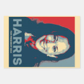 Kamala Harris für den Präsidenten 2024 - Hoffnung Geschenkpapier Set (Vorderseite 2)