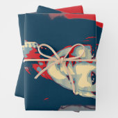 Kamala Harris für den Präsidenten 2024 - Hoffnung Geschenkpapier Set (Beispiel)