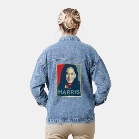 Kamala Harris für den Präsidenten 2024 - Hoffnung Jeansjacke (Modell)