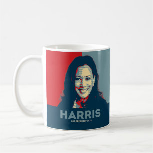 Kamala Harris für den Präsidenten 2024 - Hoffnung Kaffeetasse