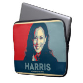 Kamala Harris für den Präsidenten 2024 - Hoffnung Laptopschutzhülle (Vorderseite Links)