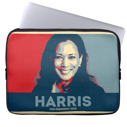 Kamala Harris für den Präsidenten 2024 - Hoffnung Laptopschutzhülle (Vorderseite)