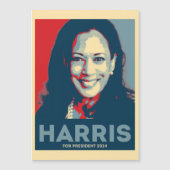 Kamala Harris für den Präsidenten 2024 - Hoffnung Magneteinladung (Vorderseite)