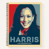 Kamala Harris für den Präsidenten 2024 - Hoffnung Notizblock (Vorderseite)