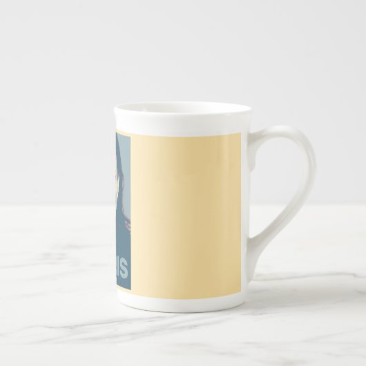 Kamala Harris für den Präsidenten 2024 - Hoffnung Porzellantasse (Rechts)