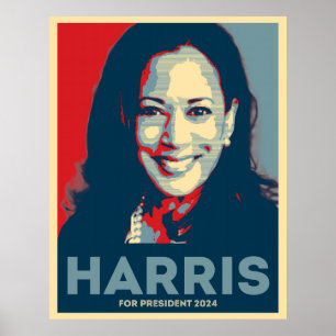 Kamala Harris für den Präsidenten 2024 - Hoffnung Poster
