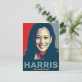 Kamala Harris für den Präsidenten 2024 - Hoffnung Postkarte (Stehend Vorderseite)