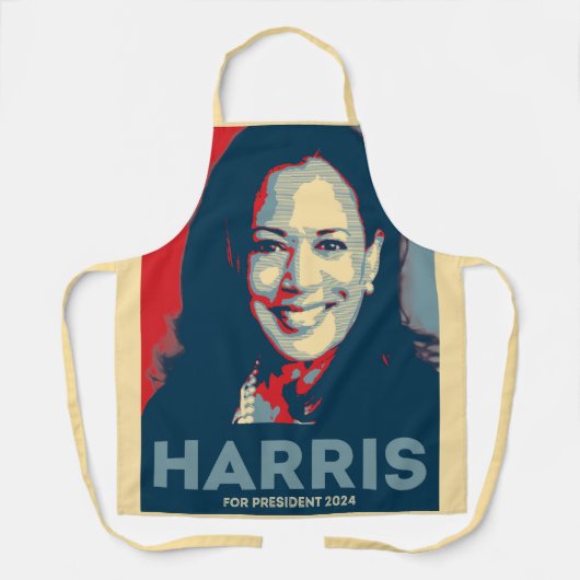 Kamala Harris für den Präsidenten 2024 - Hoffnung Schürze (Vorderseite)