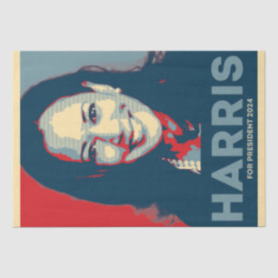 Kamala Harris für den Präsidenten 2024 - Hoffnung Seidenpapier