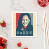 Kamala Harris für den Präsidenten 2024 - Hoffnung Serviette (Beispiel)