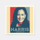 Kamala Harris für den Präsidenten 2024 - Hoffnung Serviette (Vorderseite)