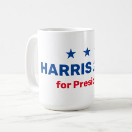 Kamala Harris für den Präsidenten 2024 Kaffeetasse
