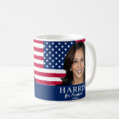 Kamala Harris für den Präsidenten 2024 Kaffeetasse (VorderseiteRechts)
