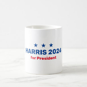 Kamala Harris für den Präsidenten 2024 Kaffeetasse
