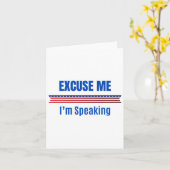 Kamala Harris für den Präsidenten 2024 Karte (Gelbe Blume)