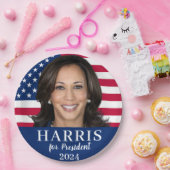 Kamala Harris für den Präsidenten 2024 Pappteller (Party)