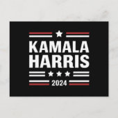 Kamala Harris für den Präsidenten 2024 Postkarte (Vorderseite)