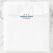 Kamala Harris für den Präsidenten 2024 Runder Aufkleber (Tasche)