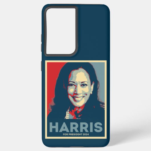Kamala Harris für den Präsidenten 2024 Samsung Galaxy Hülle (Rückseite)