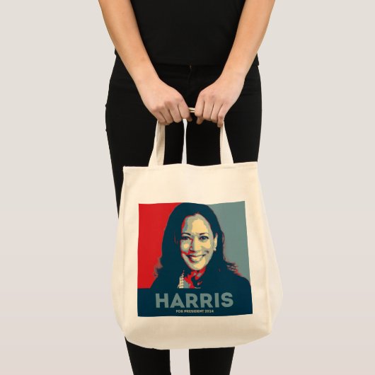 Kamala Harris für den Präsidenten 2024 Tragetasche (Vorderseite (Produkt))