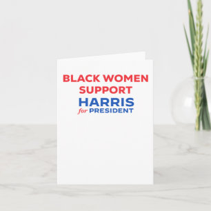 Kamala Harris für den Präsidenten 2025, Black Wome Karte
