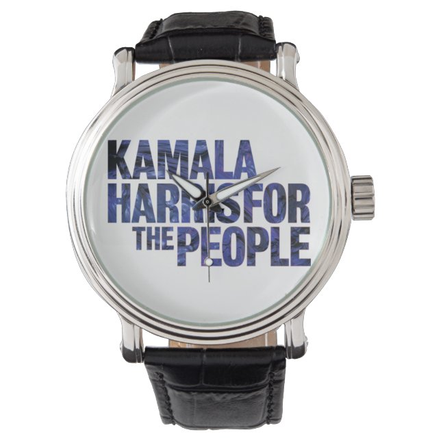 Kamala Harris für den Präsidenten der Volksgruppe  Armbanduhr (Vorderseite)
