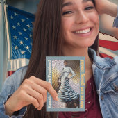 Kamala Harris für den Präsidenten! Wir gehen nicht Postkarte