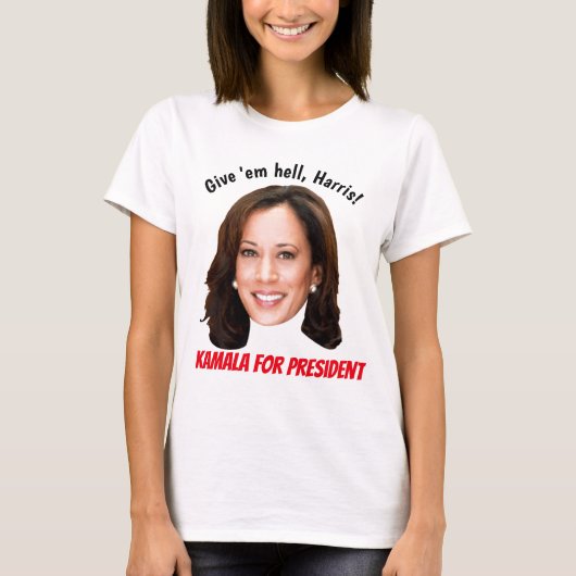 Kamala Harris für den T - Shirt des Präsidenten 20 (Vorderseite)