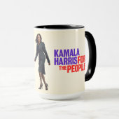 Kamala Harris für die Leute 2020 Tasse (VorderseiteRechts)