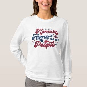 Kamala Harris für die Menschen 2024 Wahl Präsident T-Shirt