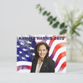 Kamala Harris für die Präsidentschaftswahl 2020 Postkarte (Stehend Vorderseite)