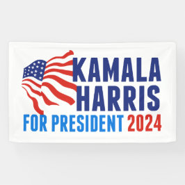 Kamala Harris für die Präsidentschaftswahl 2024 Banner