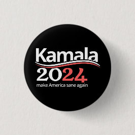 Kamala Harris für die Präsidentschaftswahl 2024 Button