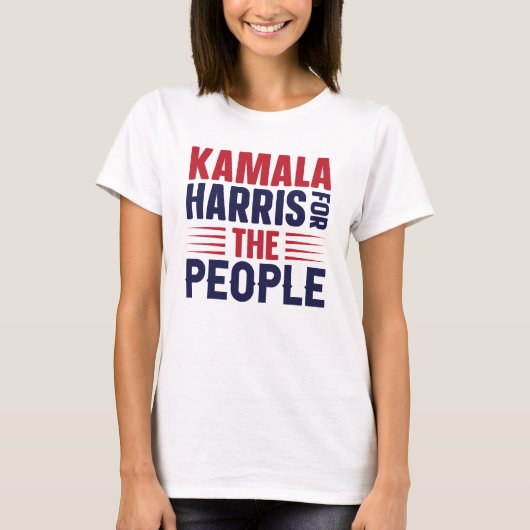 Kamala Harris für die Präsidentschaftswahl 2024 Ti T-Shirt (Vorderseite)