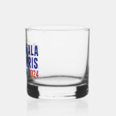Kamala Harris für die Präsidentschaftswahl 2024 Whiskyglas (Links)