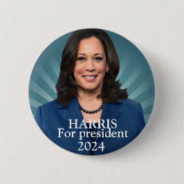 Kamala harris für die Präsidentschaftswahlen 2024 Button
