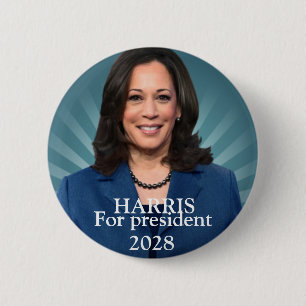 Kamala harris für die Präsidentschaftswahlen 2028  Button
