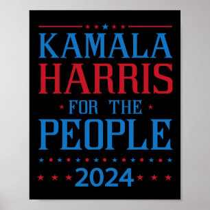 Kamala Harris für die Volkswahl 2024 2024 Poster