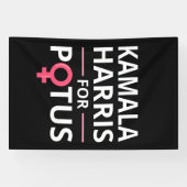 Kamala Harris für POTUS I Banner (Horizontal)