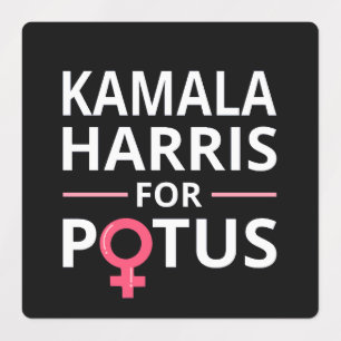 Kamala Harris für POTUS I Etiketten
