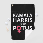 Kamala Harris für POTUS I Golfhandtuch (Insitu)